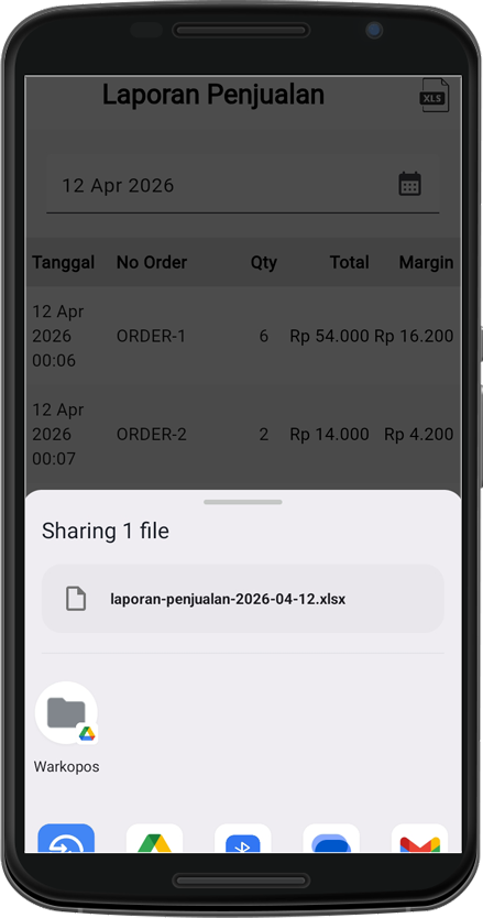 Aplikasi Kasir (POS) Warkopos, Bayar Sekali, Pakai Selamanya