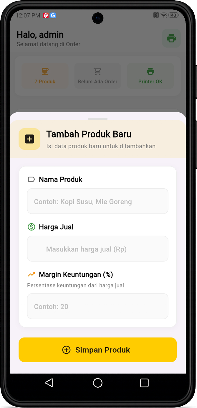 Aplikasi Kasir (POS) Warkopos, Bayar Sekali, Pakai Selamanya